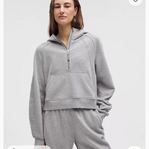 Lululemon Athletica Gray Half-Zip Hoodie